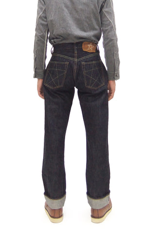 Sugar Cane Union Star Jeans SC40065 - Men's 14.25 oz. Selvedge Denim - Regular Straight Fit - Lot 065 One Wash