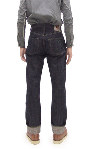 Sugar Cane Jeans SC40301 Men's 14 oz. Sugar Cane Fiber Denim Jeans Lot. 301 Regular Straight Fit Okinawan Ryukyu Indigo Denim Pants