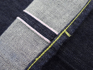 Sugar Cane Jeans SC41947 Men's Classic Straight Fit One-Washed 14.25 oz. Deep Indigo Denim Pants 1947 Model