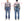 Sugar Cane Jeans SC41947SW Men's Regular Straight Fit Pre-Aged Jeans 14.25 oz. Indigo Faded Denim Pants 1947 Model (Length 32)