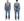 Sugar Cane Jeans SC41947SW Men's Regular Straight Fit Pre-Aged Jeans 14.25 oz. Indigo Faded Denim Pants 1947 Model (Length 32)