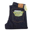 Load image into Gallery viewer, Sugar Cane Men's 13oz Selvedge Denim Baggy Jeans - 1930s "Waist Overalls" Inspired Wide Straight Fit, Button Fly, Made in Japan (SC42025 421A One-Wash)
