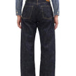Load image into Gallery viewer, Sugar Cane Men's 13oz Selvedge Denim Baggy Jeans - 1930s "Waist Overalls" Inspired Wide Straight Fit, Button Fly, Made in Japan (SC42025 421A One-Wash)
