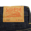 Load image into Gallery viewer, Sugar Cane Men&#39;s 14oz Denim Boot-Cut Jeans - Mid-Rise, Zip Fly, 1971-Spec Fabric x 1979-Style Silhouette - Made in Japan (SC42321 Indigo One Wash)

