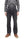 Sugar Cane Black Denim Jeans SC42460H Men's Classic Regular Straight Fit 14.25 oz. Pre-Aged Black Denim Pants 1947 Model
