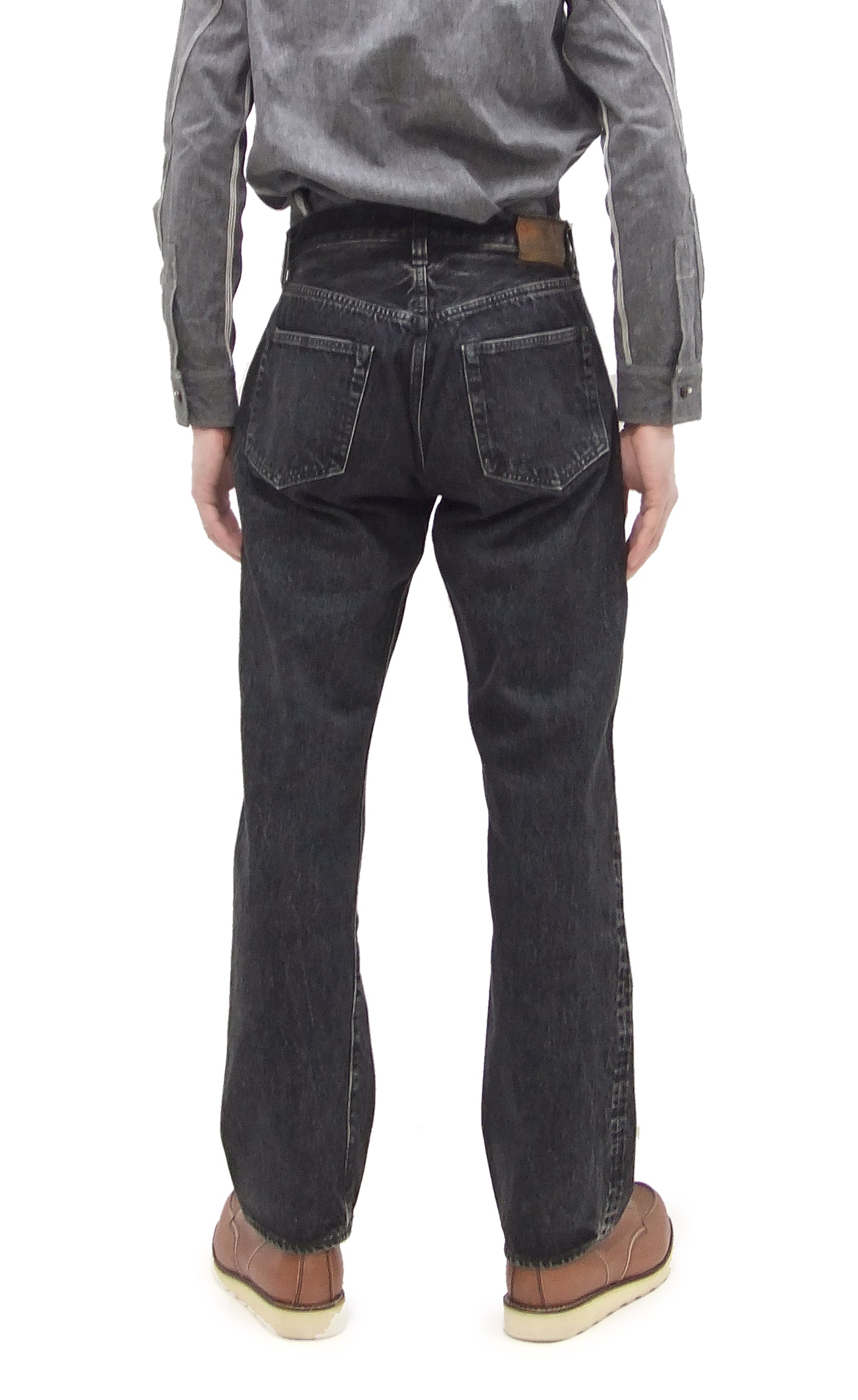 Sugar Cane Black Denim Jeans SC42460H Men's Classic Regular