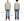 Sugar Cane Men's Hickory Stripe Work Shirt, Heavyweight Cotton Long-Sleeve Button-Up Shirt, Made in Japan (SC27853 105 Off-White)