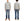Sugar Cane Men's Hickory Stripe Work Shirt, Heavyweight Cotton Long-Sleeve Button-Up Shirt, Made in Japan (SC27853 105 Off-White)