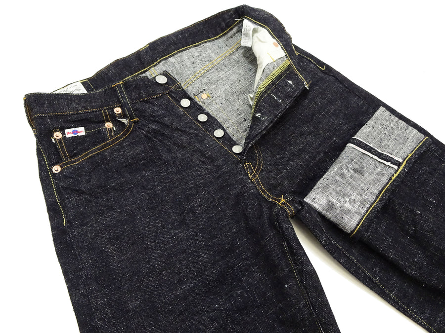 Studio D'Artisan GL3 Jeans SD-1001 - Men's Regular Straight Fit, GL-3 15oz Japanese Selvedge Denim, One-Wash Indigo