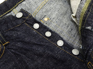 Studio D'Artisan GL3 Jeans SD-1001 - Men's Regular Straight Fit, GL-3 15oz Japanese Selvedge Denim, One-Wash Indigo