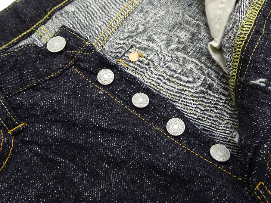 Studio D'Artisan GL3 Jeans SD-1001 - Men's Regular Straight Fit, GL-3 15oz Japanese Selvedge Denim, One-Wash Indigo