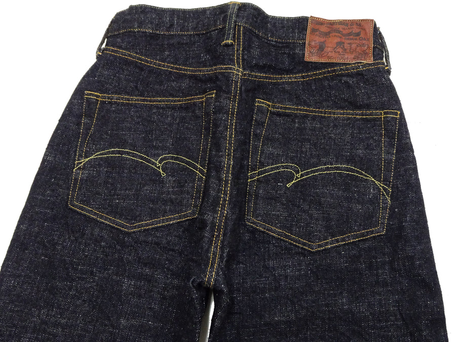 Studio D'Artisan GL3 Jeans SD-1001 - Men's Regular Straight Fit, GL-3 15oz Japanese Selvedge Denim, One-Wash Indigo