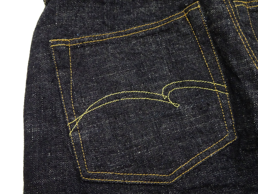 Studio D'Artisan GL3 Jeans SD-1001 - Men's Regular Straight Fit, GL-3 15oz Japanese Selvedge Denim, One-Wash Indigo