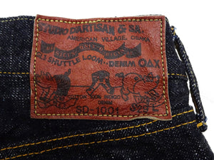 Studio D'Artisan GL3 Jeans SD-1001 - Men's Regular Straight Fit, GL-3 15oz Japanese Selvedge Denim, One-Wash Indigo