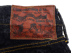 Studio D'Artisan GL3 Jeans SD-1001 - Men's Regular Straight Fit, GL-3 15oz Japanese Selvedge Denim, One-Wash Indigo