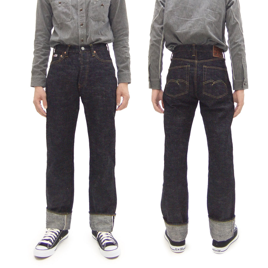 Studio D'Artisan GL3 Jeans SD-1001 - Men's Regular Straight Fit, GL-3 15oz Japanese Selvedge Denim, One-Wash Indigo