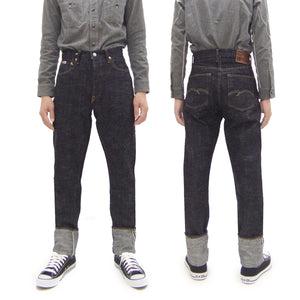 Studio D'Artisan GL3 Tapered jeans SD-1008 - Men's Relaxed Tapered fit, GL-3 15oz Japanese Selvedge Denim, One-Wash Indigo