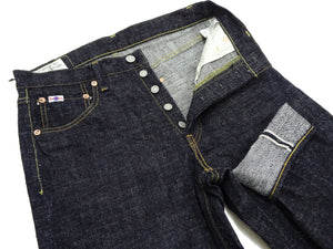 Studio D'Artisan GL3 Tapered jeans SD-1008 - Men's Relaxed Tapered fit, GL-3 15oz Japanese Selvedge Denim, One-Wash Indigo