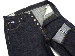 Studio D'Artisan GL3 Tapered jeans SD-1008 - Men's Relaxed Tapered fit, GL-3 15oz Japanese Selvedge Denim, One-Wash Indigo