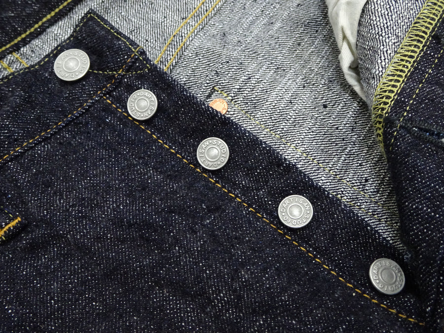 Studio D'Artisan GL3 Tapered jeans SD-1008 - Men's Relaxed Tapered fit, GL-3 15oz Japanese Selvedge Denim, One-Wash Indigo