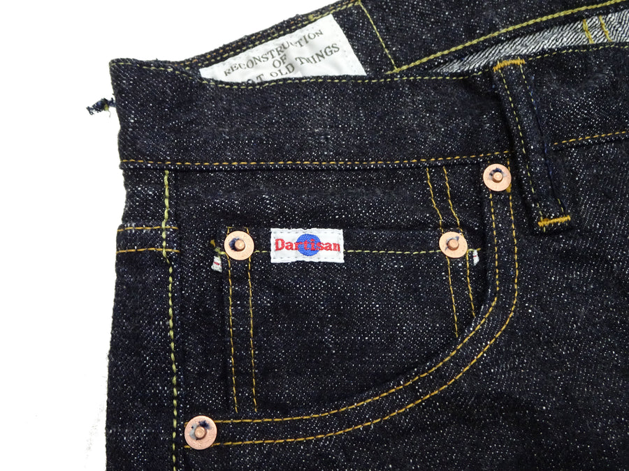 Studio D'Artisan GL3 Tapered jeans SD-1008 - Men's Relaxed Tapered fit, GL-3 15oz Japanese Selvedge Denim, One-Wash Indigo