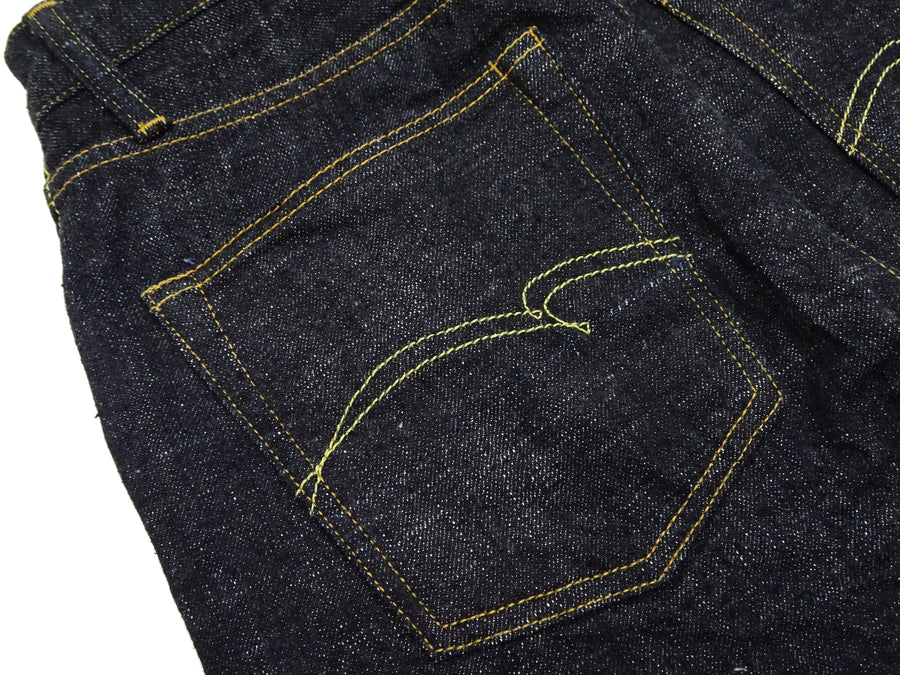 Studio D'Artisan GL3 Tapered jeans SD-1008 - Men's Relaxed Tapered fit, GL-3 15oz Japanese Selvedge Denim, One-Wash Indigo
