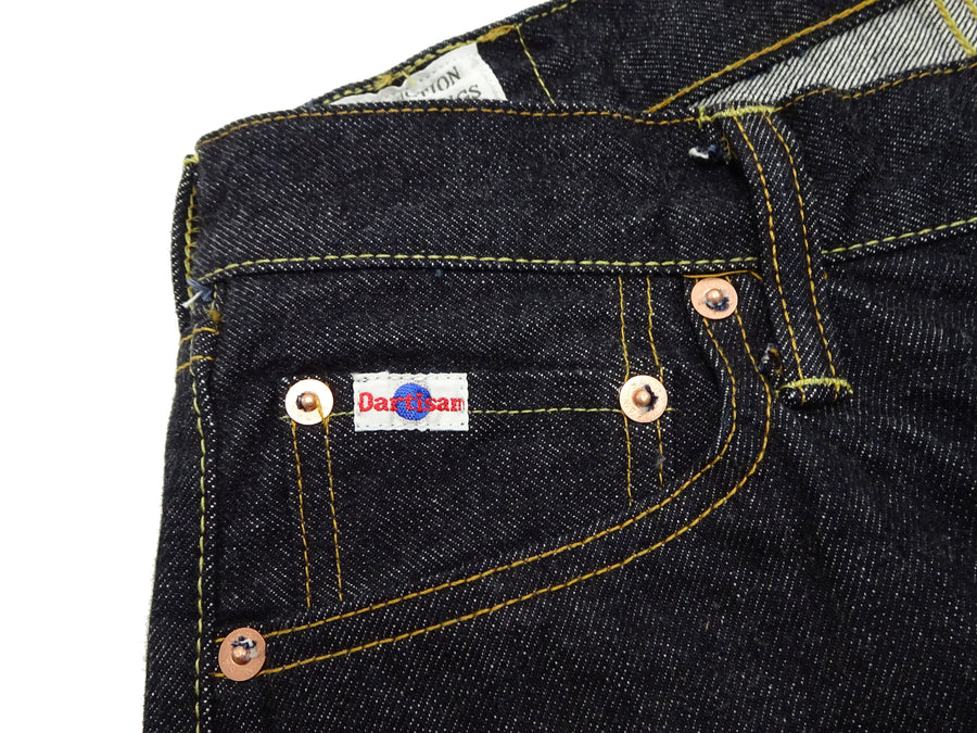 Studio D'artisan Jeans Men's Regular Straight Fit Button-Fly 15oz. Jpanese Selvedge Denim Jean Pants SDA SD-101 One-Wash