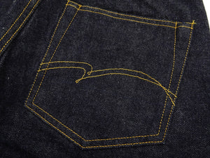 Studio D'artisan Jeans Men's Regular Straight Fit Button-Fly 15oz. Jpanese Selvedge Denim Jean Pants SDA SD-101 One-Wash