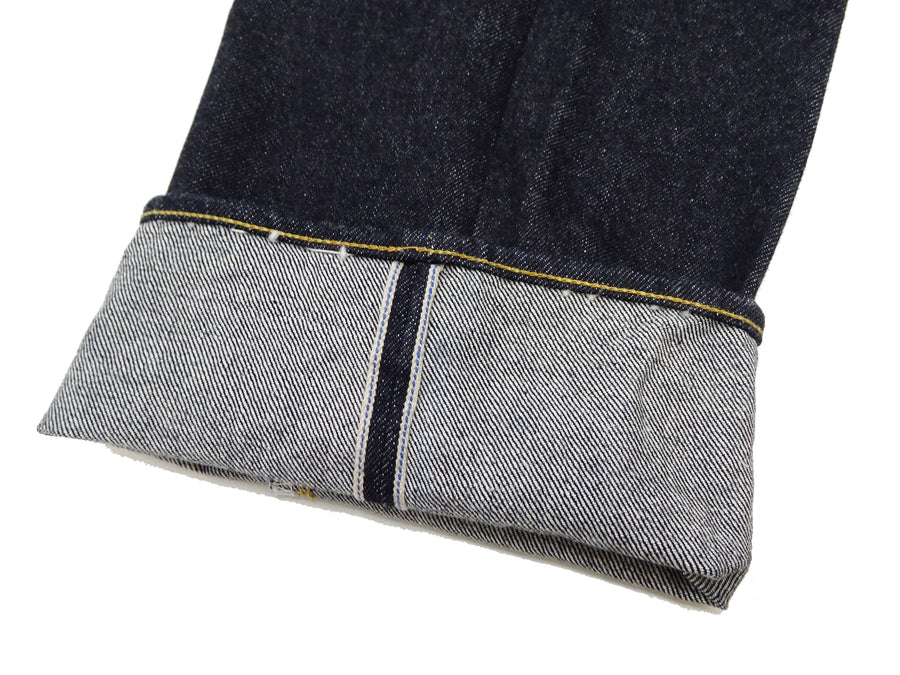 Studio D'artisan Jeans Men's Regular Straight Fit Button-Fly 15oz. Jpanese Selvedge Denim Jean Pants SDA SD-101 One-Wash