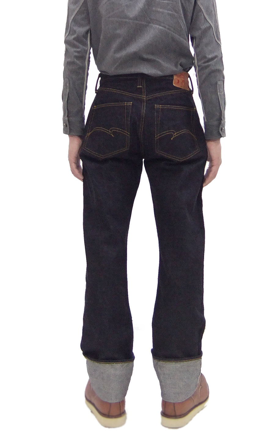Studio D'artisan Jeans Men's Regular Straight Fit Button-Fly 15oz. Jpanese Selvedge Denim Jean Pants SDA SD-101 One-Wash