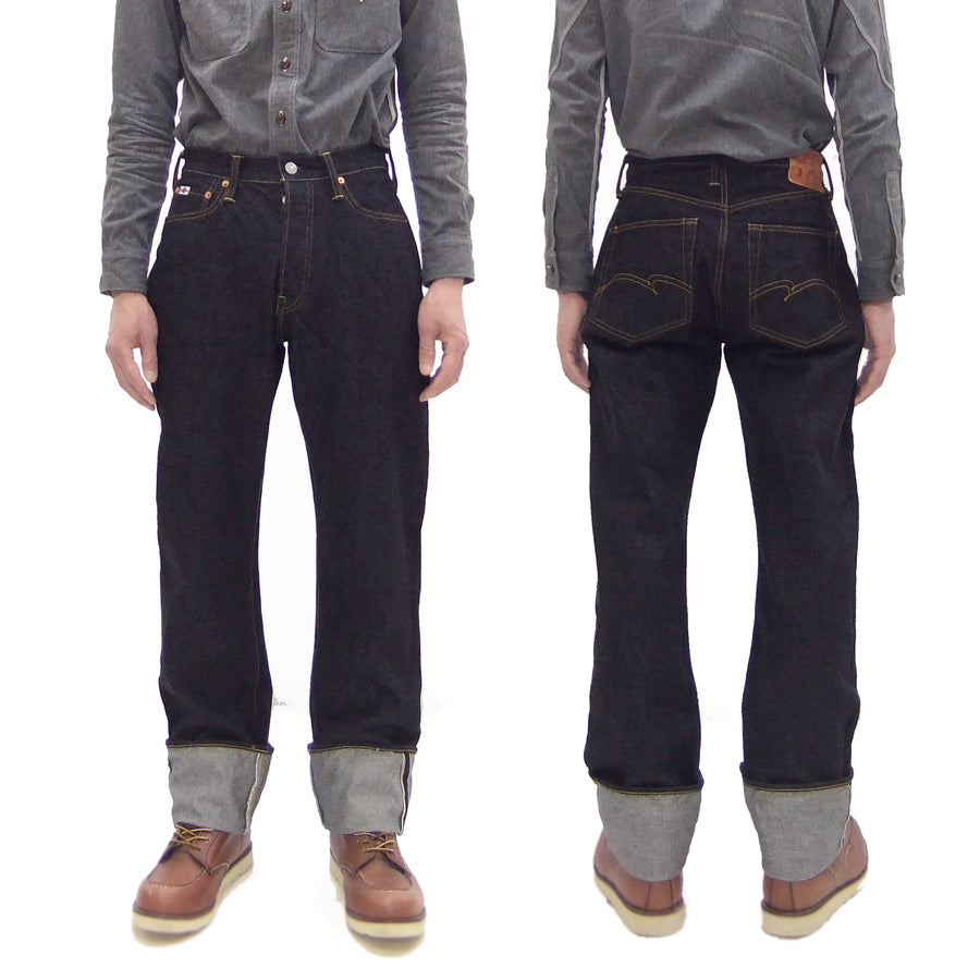 Studio D'artisan Jeans Men's Regular Straight Fit Button-Fly 15oz. Jpanese Selvedge Denim Jean Pants SDA SD-101 One-Wash
