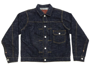Studio D'Artisan Men's Type I Denim Jacket - 15oz Selvedge Denim Toyoda GL3 Woven, Made in Japan (SDA SD-4101 One-Wash)