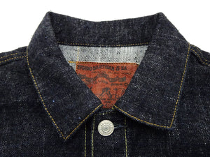 Studio D'Artisan Men's Type I Denim Jacket - 15oz Selvedge Denim Toyoda GL3 Woven, Made in Japan (SDA SD-4101 One-Wash)