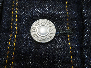 Studio D'Artisan Men's Type I Denim Jacket - 15oz Selvedge Denim Toyoda GL3 Woven, Made in Japan (SDA SD-4101 One-Wash)