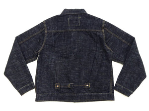 Studio D'Artisan Men's Type I Denim Jacket - 15oz Selvedge Denim Toyoda GL3 Woven, Made in Japan (SDA SD-4101 One-Wash)