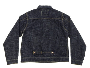 Studio D'Artisan Men's Type I Denim Jacket - 15oz Selvedge Denim Toyoda GL3 Woven, Made in Japan (SDA SD-4101 One-Wash)