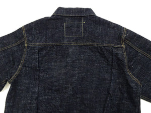 Studio D'Artisan Men's Type I Denim Jacket - 15oz Selvedge Denim Toyoda GL3 Woven, Made in Japan (SDA SD-4101 One-Wash)