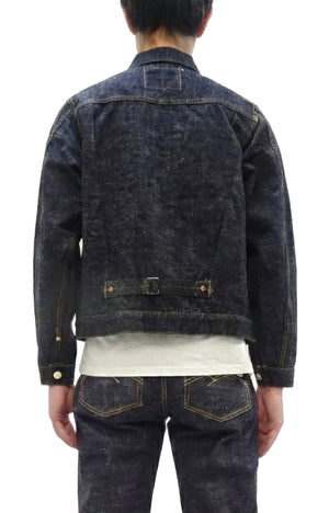 Studio D'Artisan Men's Type I Denim Jacket - 15oz Selvedge Denim Toyoda GL3 Woven, Made in Japan (SDA SD-4101 One-Wash)
