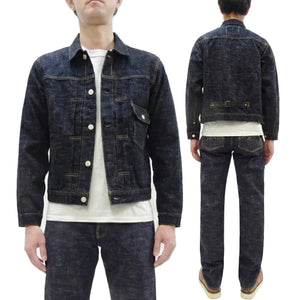 Studio D'Artisan Men's Type I Denim Jacket - 15oz Selvedge Denim Toyoda GL3 Woven, Made in Japan (SDA SD-4101 One-Wash)