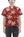 Star of Hollywood Elvis Presley Blue Hawaii Shirt Men's Casual All-Over Print Short-Sleeve Camp Collar Shirt Toyo Enterprises SH39493 165 Red