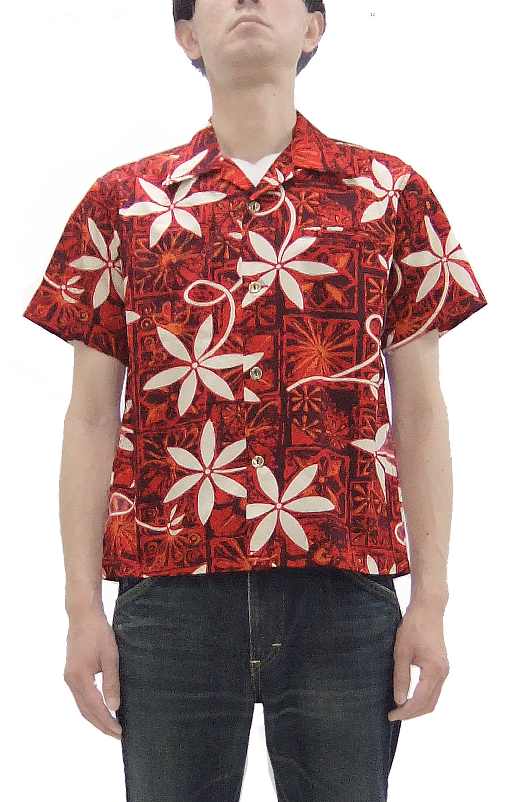 トップス STAR OF HOLLYWOOD Lot No. SH38391 Lot No. SH38391 / HIGH DENSITY RAYON OPEN SHIRT “SAINTS