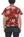 Star of Hollywood Elvis Presley Blue Hawaii Shirt Men's Casual All-Over Print Short-Sleeve Camp Collar Shirt Toyo Enterprises SH39493 165 Red