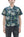 Star of Hollywood Elvis Presley Blue Hawaii Shirt Men's Casual All-Over Print Short-Sleeve Camp Collar Shirt Toyo Enterprises SH39493 145 Green