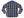 Samurai Jeans Indigo Plaid Flannel Shirt Men's Heavyweight Long Sleeve Button Up Work Shirt SIN23-01 Indigo/Blue Plaid