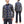 Samurai Jeans Indigo Plaid Flannel Shirt Men's Heavyweight Long Sleeve Button Up Work Shirt SIN23-01 Indigo/Blue Plaid