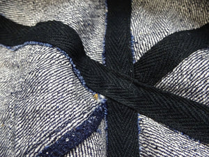 Samurai Jeans Denim Workman Cap Men's Adjustable Working denim Hat SJ201WC-5000VX17oz