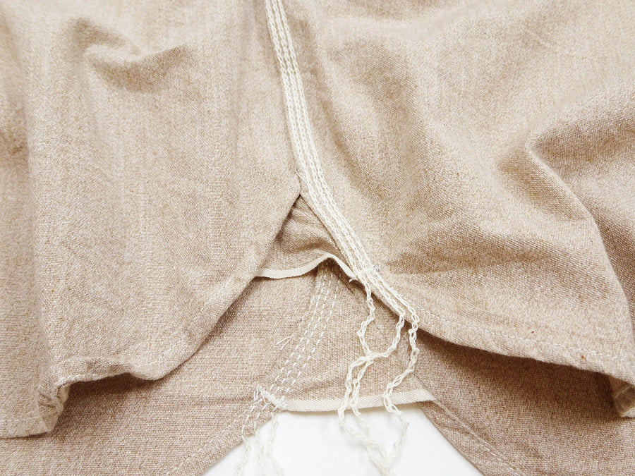 smooth chambray - beige – Feira dos Tecidos Online