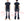Samurai Jeans T-shirt Men's Plain Short Sleeve French Terry Fabric Tee Inlay Loopwheele T-Shirt SJST24-RIM Black