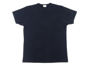 Samurai Jeans T-shirt Men's Plain Short Sleeve French Terry Fabric Tee Inlay Loopwheele T-Shirt SJST24-RIM Black