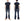 Samurai Jeans T-shirt Men's Plain Short Sleeve French Terry Fabric Tee Inlay Loopwheele T-Shirt SJST24-RIM Black